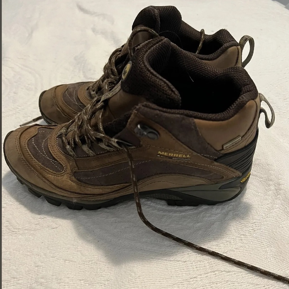 Merrell Women's 10 Siren Mid Waterproof Continuum Leather Hiking Shoes